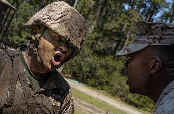 USBA recognizes military resilience-service members discussing